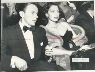 Ava Gardner Frank Sinatra 10x7 Pictorial Press Rare Archive Photo