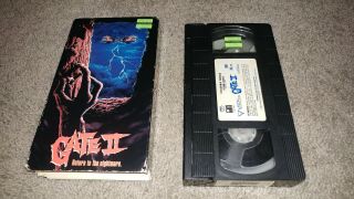 Gate 2 Ii - Return To The Nightmare Vhs Tape 1992 Indie Horror Movie Rare Oop