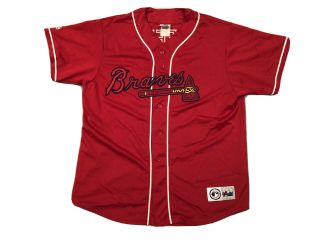 Gary Sheffield Atlanta Braves 11 Majestic Vintage Rare Red Jersey Xl Stitched