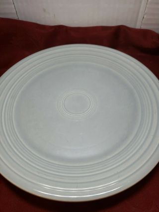 Vintage Antique Rare Fiesta Dinner Plate Light Gray 9 1/2 In Homer Laughlin