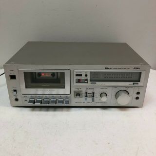 Rare Aiwa L300 Ad - L300u Stereo Cassette Deck Made In Japan Read Vintage