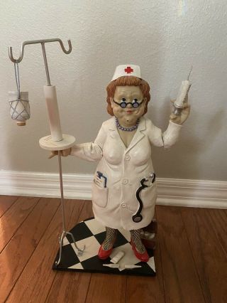 Retro Nancy Nurse Toilet Paper Holder