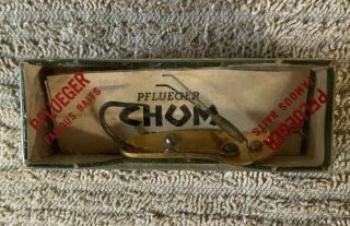 Vintage Pflueger Chum Size 2 Weedless Gold Spoon No.  7145