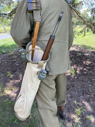 Authentic Rare WWII US Army Experimental Personal Weapons Carrier (AKA Golf Bag) 2