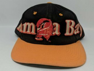 Vintage Tampa Bay Buccaneers Logo 7 90s Rare Hat Nfl Football Cap