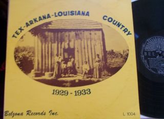 V/a " Tex Arkana Louisiana.  " (belzona) Us - 1929 - 1933 - Rare First Issue