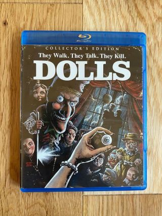 Dolls - Collectors Edition (blu - Ray Disc,  2014) Scream Factory Rare Oop