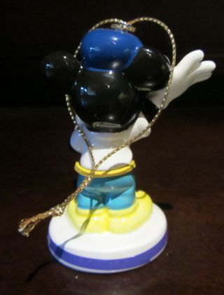 RARE Disney Schmid Director Mickey Mouse Ornament Ceramic Porcelain Figure 3