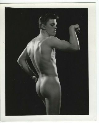 Vintage Bob Mizer Amg 4x5 Smooth Youth Musclebuilder