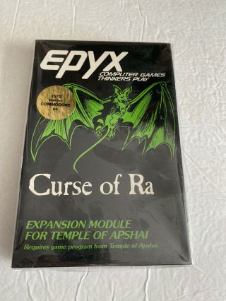 Curse Of Ra Epyx Computer Role Playing Game Commodore 64 Rare &