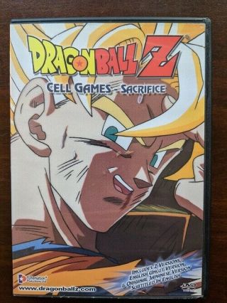 Dragon Ball Z Cell Games / Sacrifice Uncut And Dvd Rare Dragonball Oop