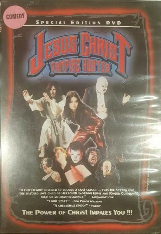 Jesus Christ Vampire Hunter Dvd Special Edition Rare Cult Horror Film