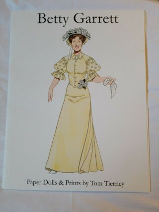 Rare Betty Garrett Paper Dolls & Prints Los Angeles Autumn Gala Tom Tierney 2004