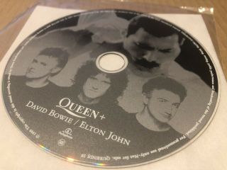Queen,  David Bowie / Elton John Under Pressure Promo Cd Rare