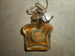 Vintage Clear Guerlain Paris Mitsouko Perfume Baccarat Bottle