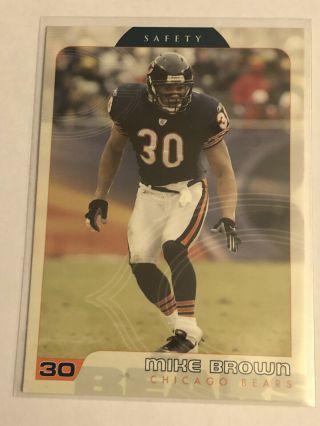 Mike Brown Chicago Bears 2004? Bank One Stadium Give Away Card Rare