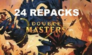 Double Masters Magic:gathering Repack 24 Pack Booster Box W/rares,  Foils - 2 Mythic