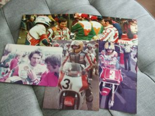 Joey Dunlop 5 Period Photographs - 1978 To 1983? Very Rare Photos