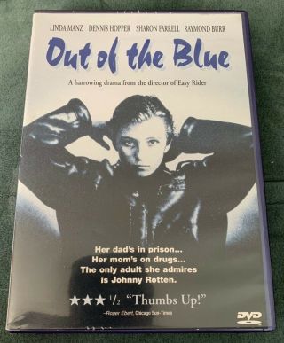 Out Of The Blue Dvd Anchor Bay - Dennis Hopper,  Linda Manz,  Rare Oop W/ Insert