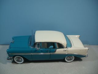 Rare 1:18 Green/White 1956 Chevy Bel Air 4 Door Diecast By Precision Miniatures 2