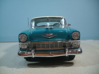 Rare 1:18 Green/White 1956 Chevy Bel Air 4 Door Diecast By Precision Miniatures 3