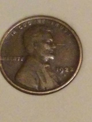 1922 D Lincoln Penny 1c Denver Extremely RARE one of the rarest wheat pennies 2
