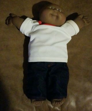Vintage Cabbage Patch Kid Bald Baby with Brown Eyes 1979 - 82 14.  5 
