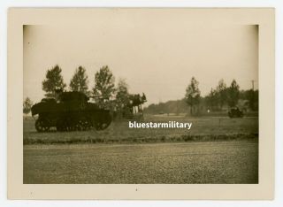 Rare Wwii Photo Captured Us M3 Stuart Tank With German Markings France