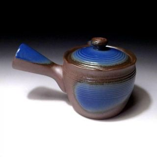 @eo38: Vintage Japanese Pottery Sencha Tea Pot,  Banko Ware