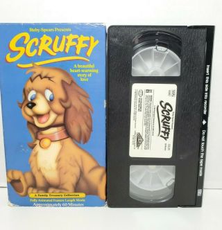 Scruffy Ruby Spears Vhs Vcr Video Tape Movie Cartoon Rare
