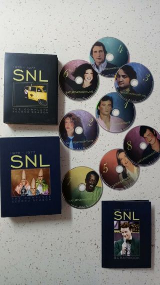 Saturday Night Live - The Complete Second Season (dvd,  2007,  8 - Disc Set) Rare.