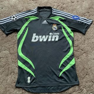 Real Madrid Vintage Adidas Champions League Away Shirt Rare Football Ronaldo