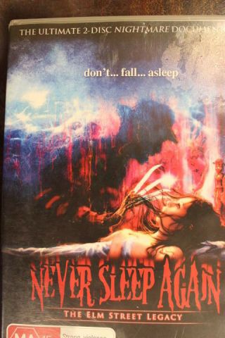 Never Sleep Again The Elm St Legacy Rare Deleted Dvd Oop Film Freddy Documentary