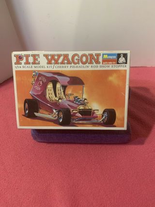 Vintage 1968 Monogram Pie Wagon Model Kit Pc192 - 200
