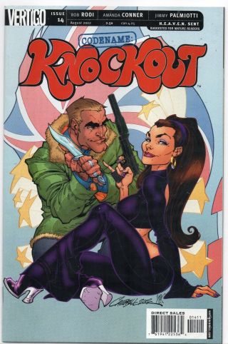 Codename Knockout 14 Rare J Scott Campbell Variant Cover 2001