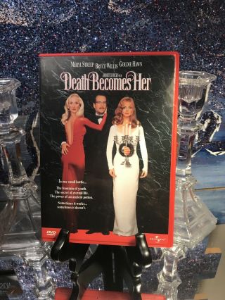 Death Becomes Her Dvd 1992) Bruce Willis | Meryl Streep | Goldie Hawn Rare Oop