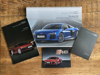 Audi R8 Press Pack From Uk Press Launch 2015 - Very Rare