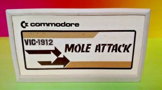 Commodore Vic - 20 Computer Cartridge - Mole Attack - - Game - Rare