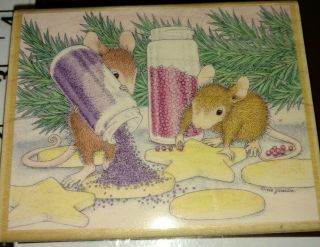 House Mouse,  Decorating Cookies,  Rare,  Colorful,  Stampabilities,  C55,  Rubber,  Wood