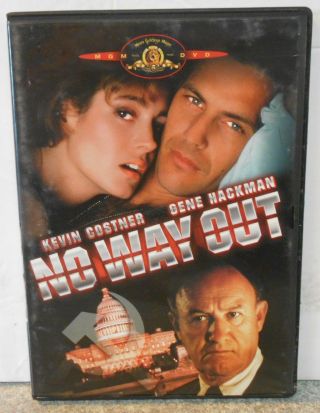 No Way Out (dvd 2000) Rare 1987 Crime Mystery Thriller Disc W Insert