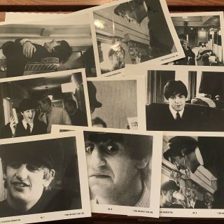 The Beatles A Hard Days Night Set Of 9 Film Stills From 1964 Rare