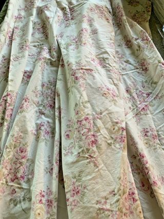 Shower Curtain Simply Shabby Chic 72 " X 72 " Pink & White Cotton Very Cool