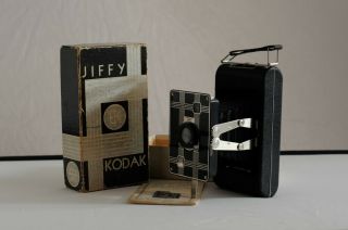 Antique/ Vintage Kodak Jiffy Six - 16 Twindar Lens Folding Camera