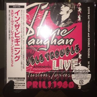 Stevie Ray Vaughan - In The Beginning,  Japan Mini Lp Cd W/obi Eicp - 1179 Oop Rare