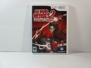 Rare Vintage Hard To Find Wii No More Heroes 2 Desperate Struggle Complete