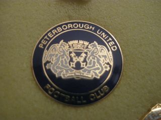 Rare Old Peterborough United Football Club (1) Enamel Press Pin Badge