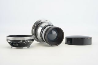 Agilux 16cm 160mm F/5.  5 Telephoto Lens With Cap And Hood For Agiflex Ii Rare V05