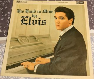 Rare Elvis Presley Lp His Hand In Mine Rca Rd 27211 -