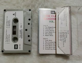 THE CLASH punk rock Joe Strummer Sandinista,  Big Audio Dynamite Rare Cassettes 3
