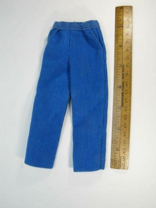 Vintage Barbie - Ken Doll Royal Blue Corduroy Pants